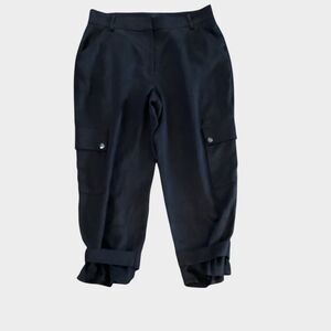 Express 12S NWOT, Black Cargo Belted Jogger, Bands on Legs Leisure, Sport